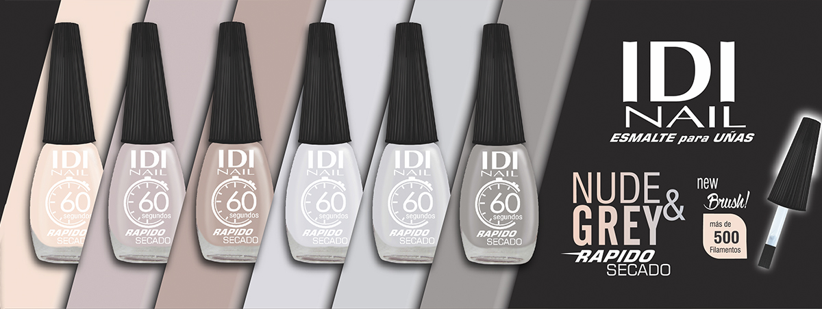 Esmalte IDI nail- Nude & grey